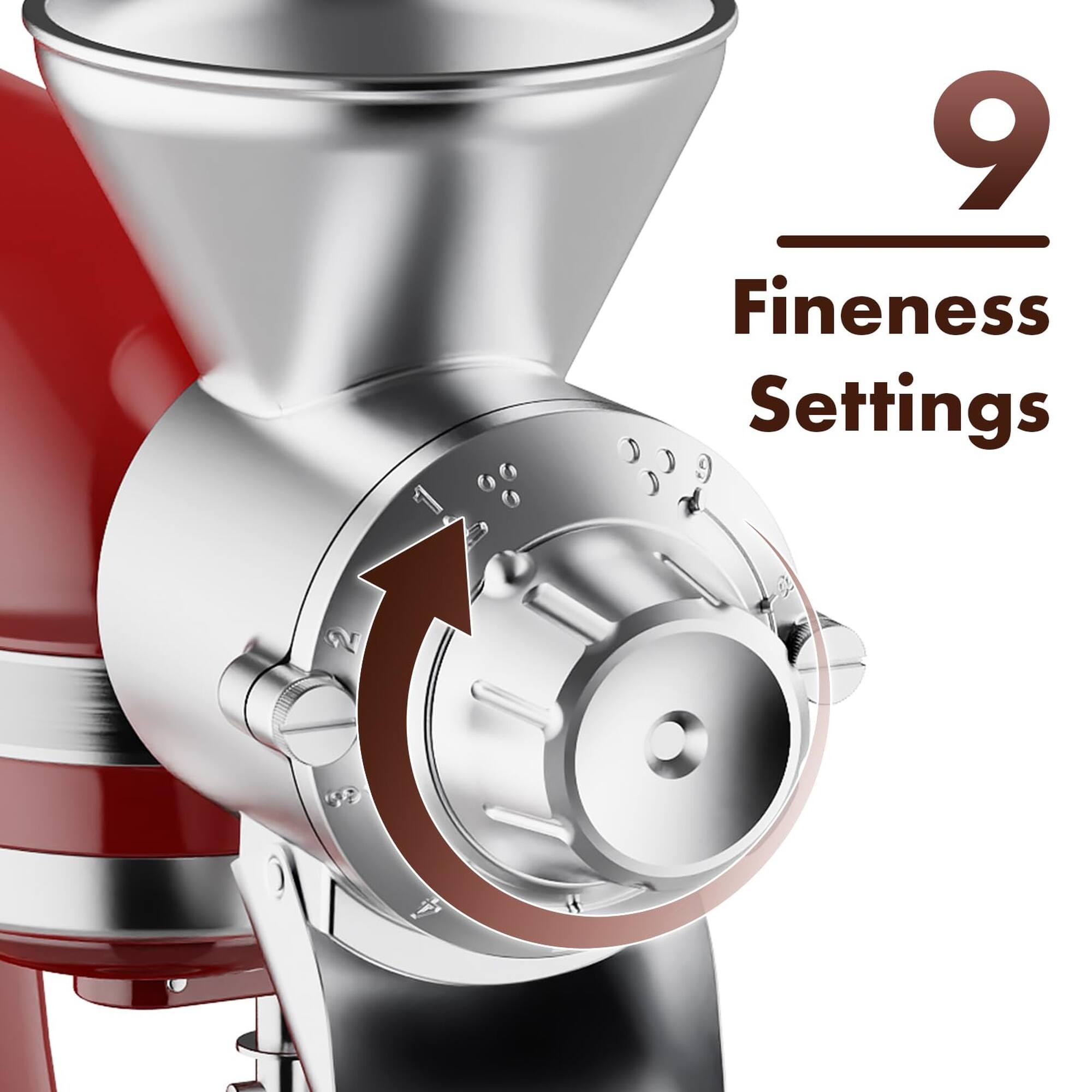 Gvode Grain Mill Attachment, Compatible with KitchenAid®, All