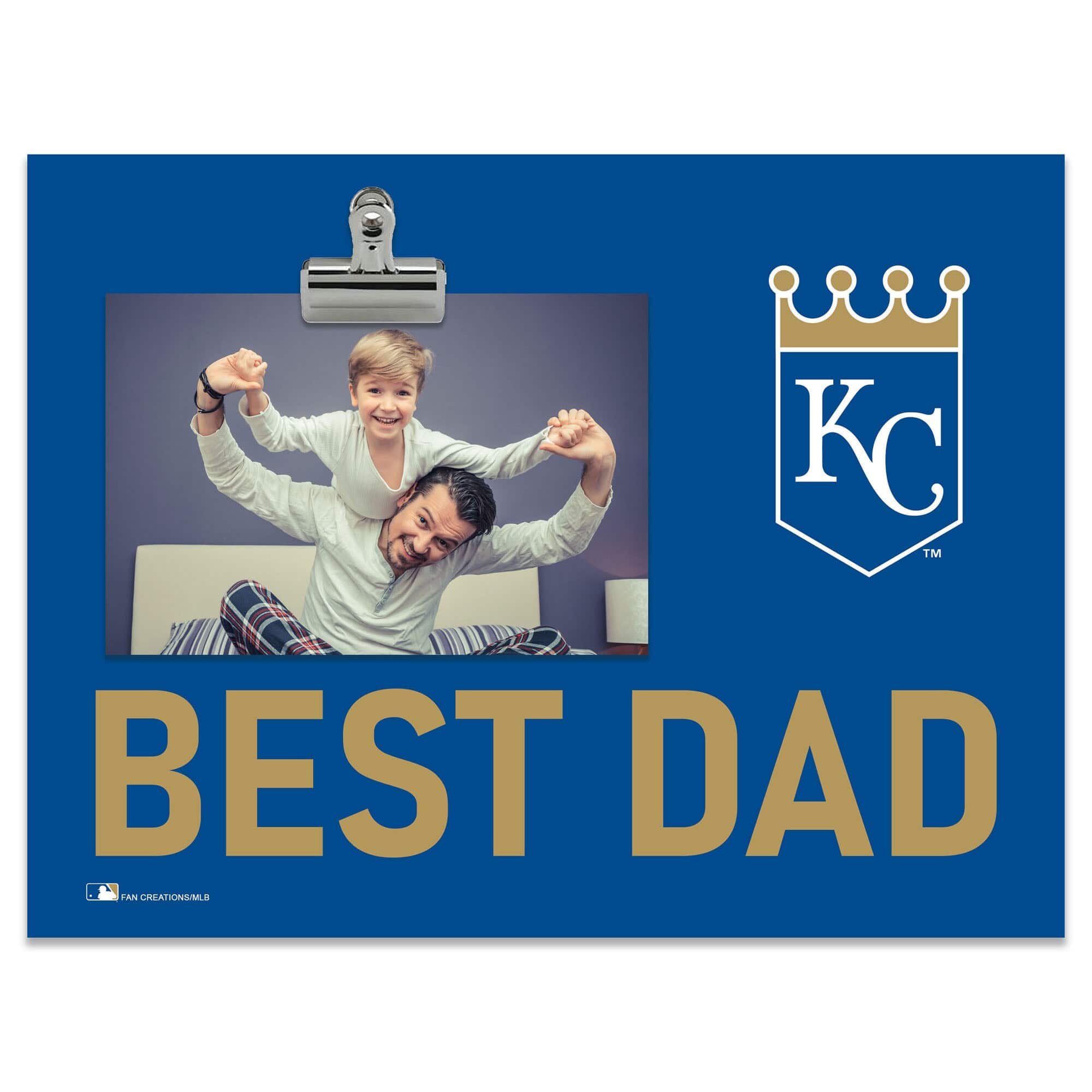 "Fan Creations - Kansas City Royals 8"" x 10.5"" Briteline Best Dad Clip Frame - Multicolor" price history on PriceWatchPro