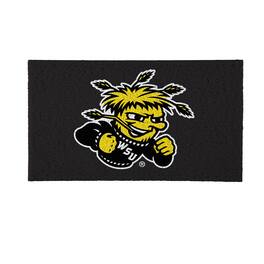 Evergreen Enterprises - Wichita State Shockers 16" x 28" Full Color Indoor/Outdoor Logo Turf Mat - Multicolor