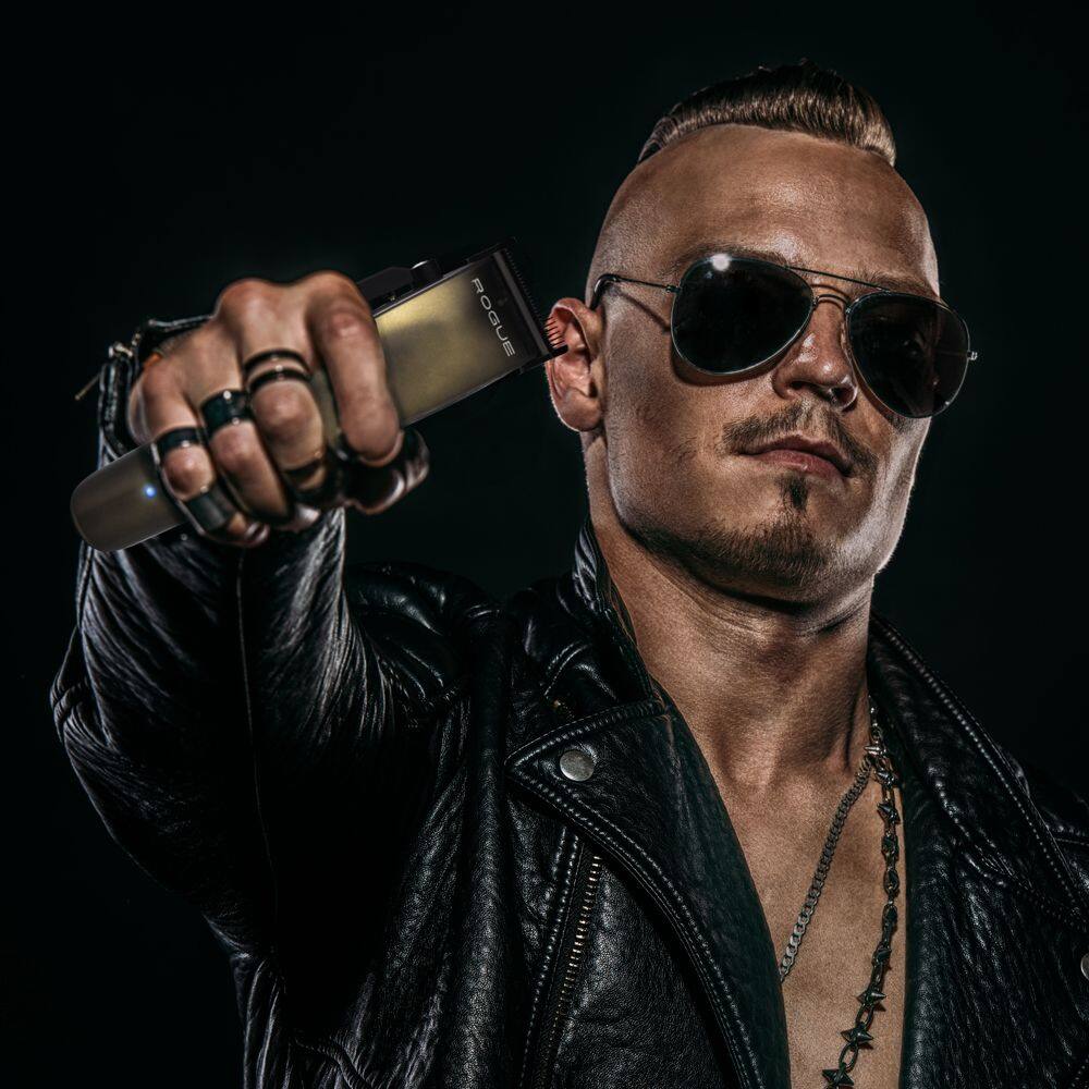 Alt View 3. StyleCraft - Rogue Professional Cordless Hair Clipper - Matte Gunmetal.