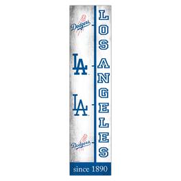Fan Creations - Los Angeles Dodgers 6" x 24" Progression Wood Sign - Multicolor