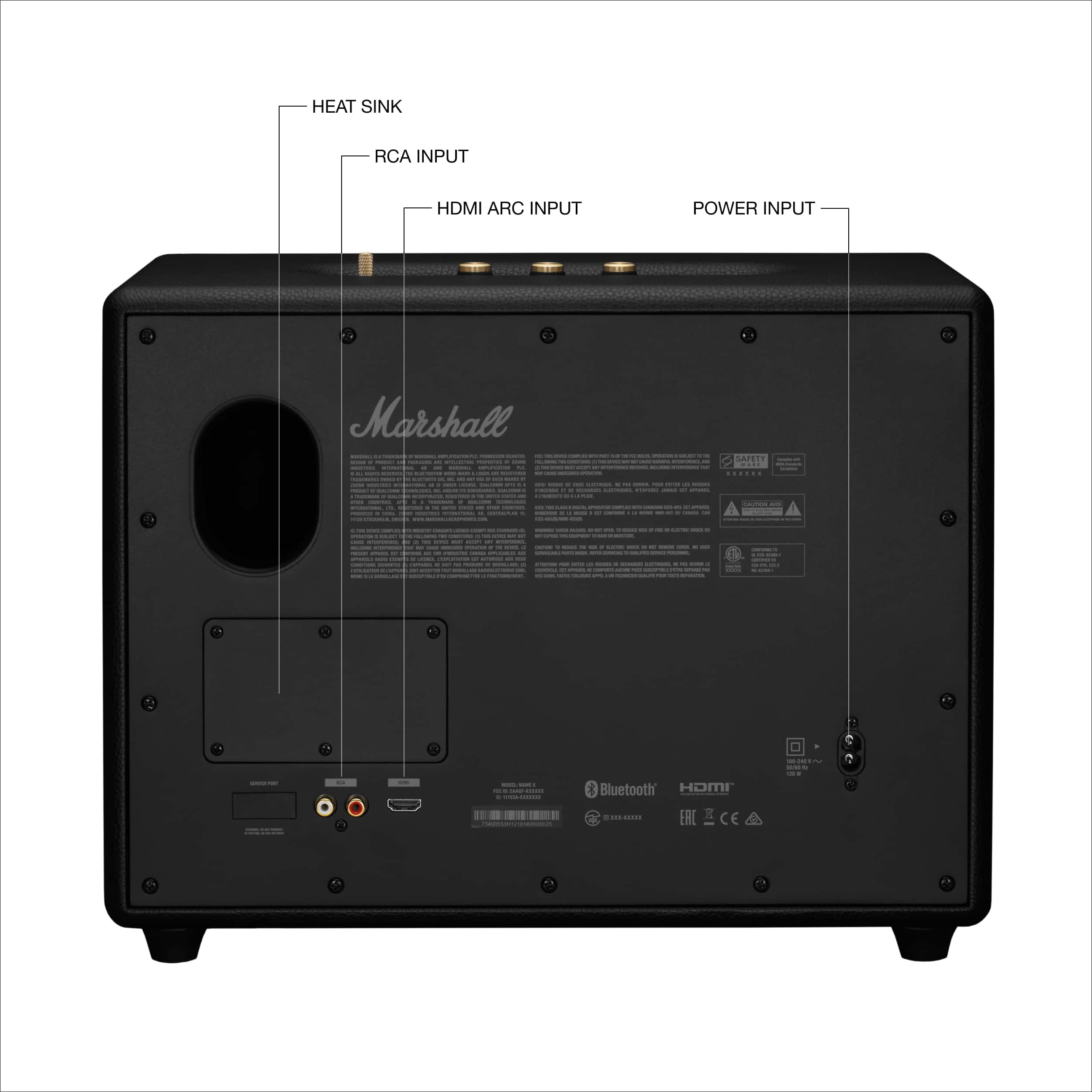 Marshall Woburn III Bluetooth Speaker Black 1006020 - Best Buy