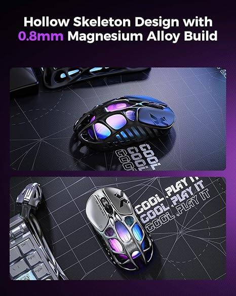 Hollow Skeleton Design with 0.8mm Magnesium Alloy Build

COOL PLAY IT
COOL PLAY IT
COOL PLAY IT