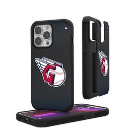 Keyscaper - MLB - Cleveland Guardians Linen Logo iPhone Rugged Case - 15 - Black