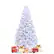 Alt View 21. Costway - 6Ft Hinged Artificial Christmas Tree Pine Tree 1000 Tips Metal - White.