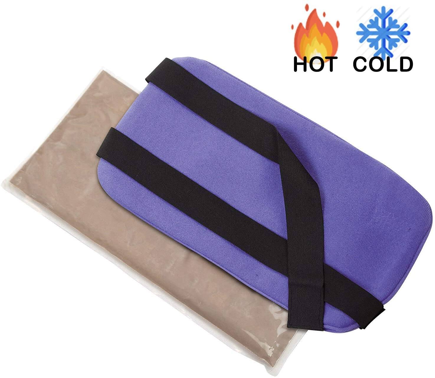 Alt View 11. Carex - ThermiPaq Hot and Cold Microwave Pain Relief Wrap - 6-inch x 12-inch - Blue.