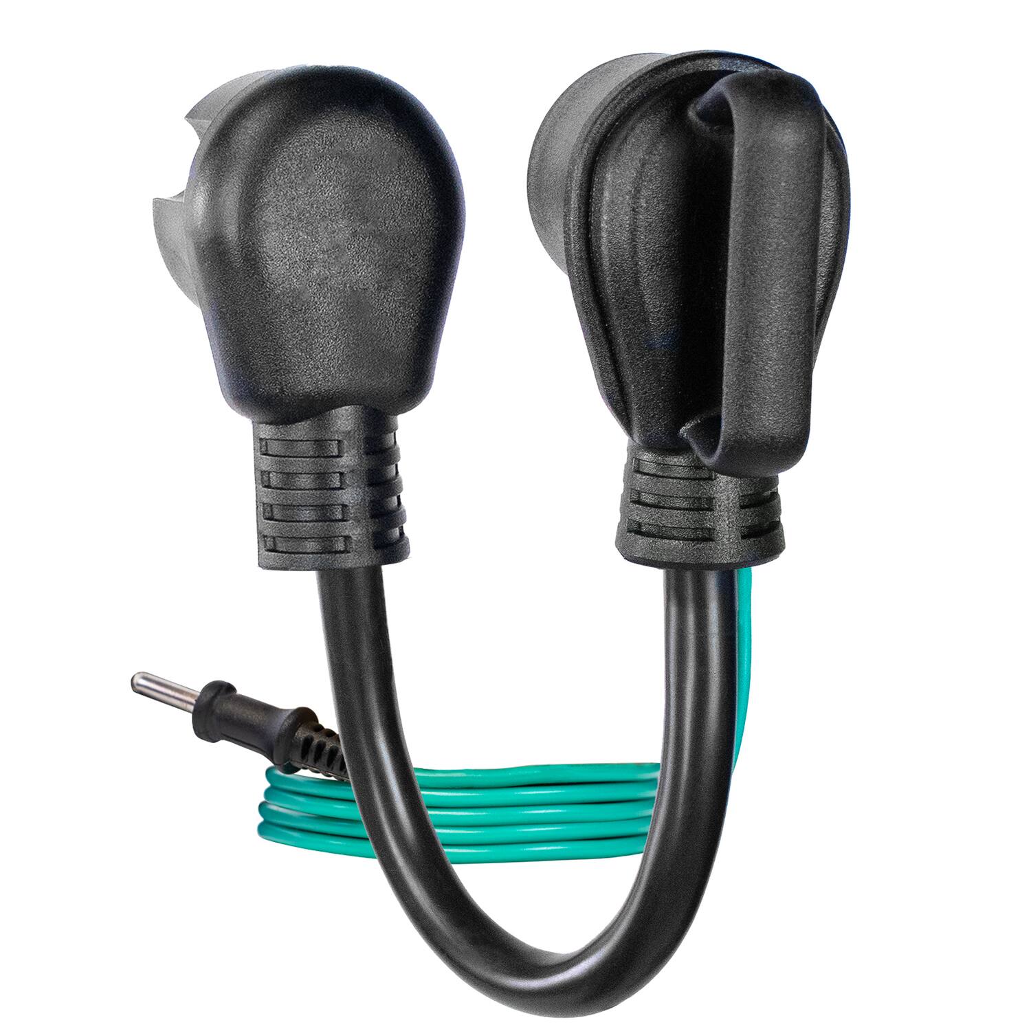 Angle. Certified Appliance Accessories - 3-Prong to 4-Prong Dryer Cord Adapter with Ground Wire.