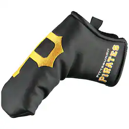 Team Effort - Pittsburgh Pirates Black Putter Blade Cover - Multicolor