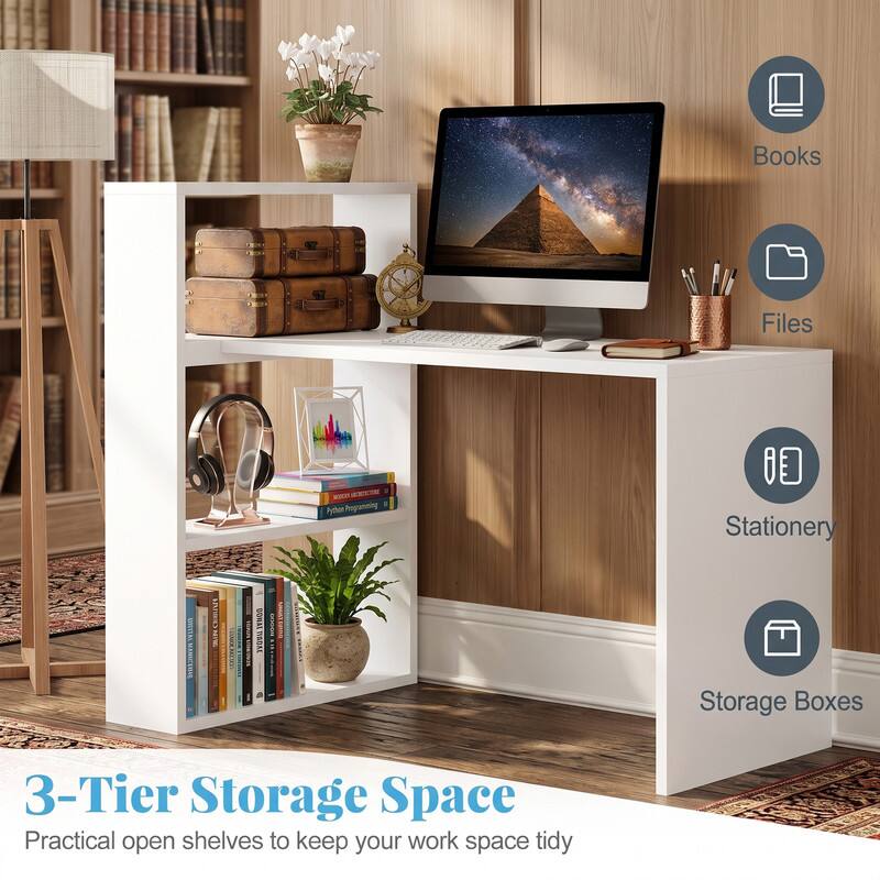 Books - Files K0P ACENTN Python Programming Stationery OWIAL TA SIR CESUV NTW I I I I | -- SERS MADKE I ! SSN CAE Storage Boxes 3-Tier Storage Space Practical open shelves to keep your work space tidy