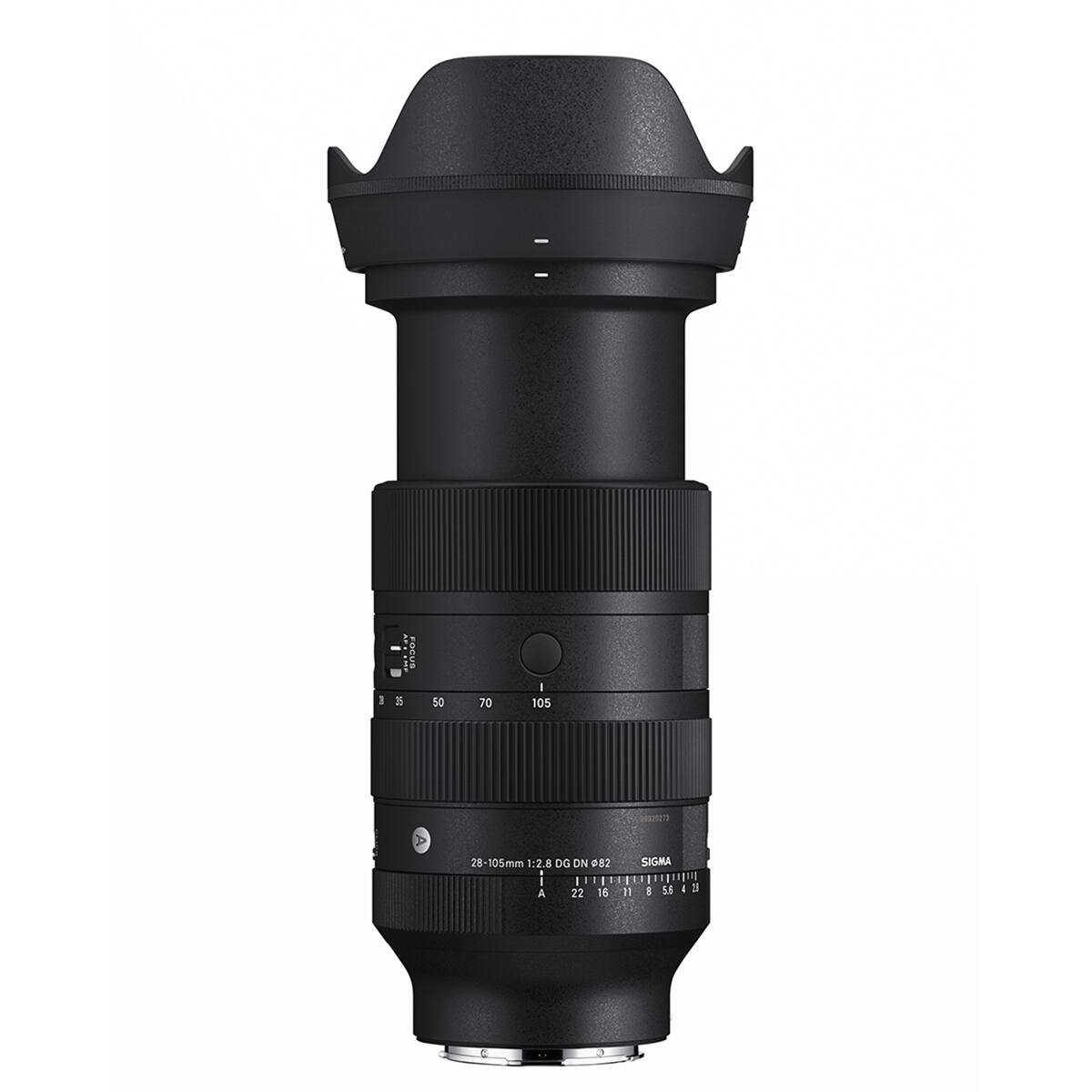 - 1 DE rREUS 50 70 - 105 28 28-105mm 1:2.8 5 DG DN 082 I A 22 76 SIGMA 11 I 5.6 I 3