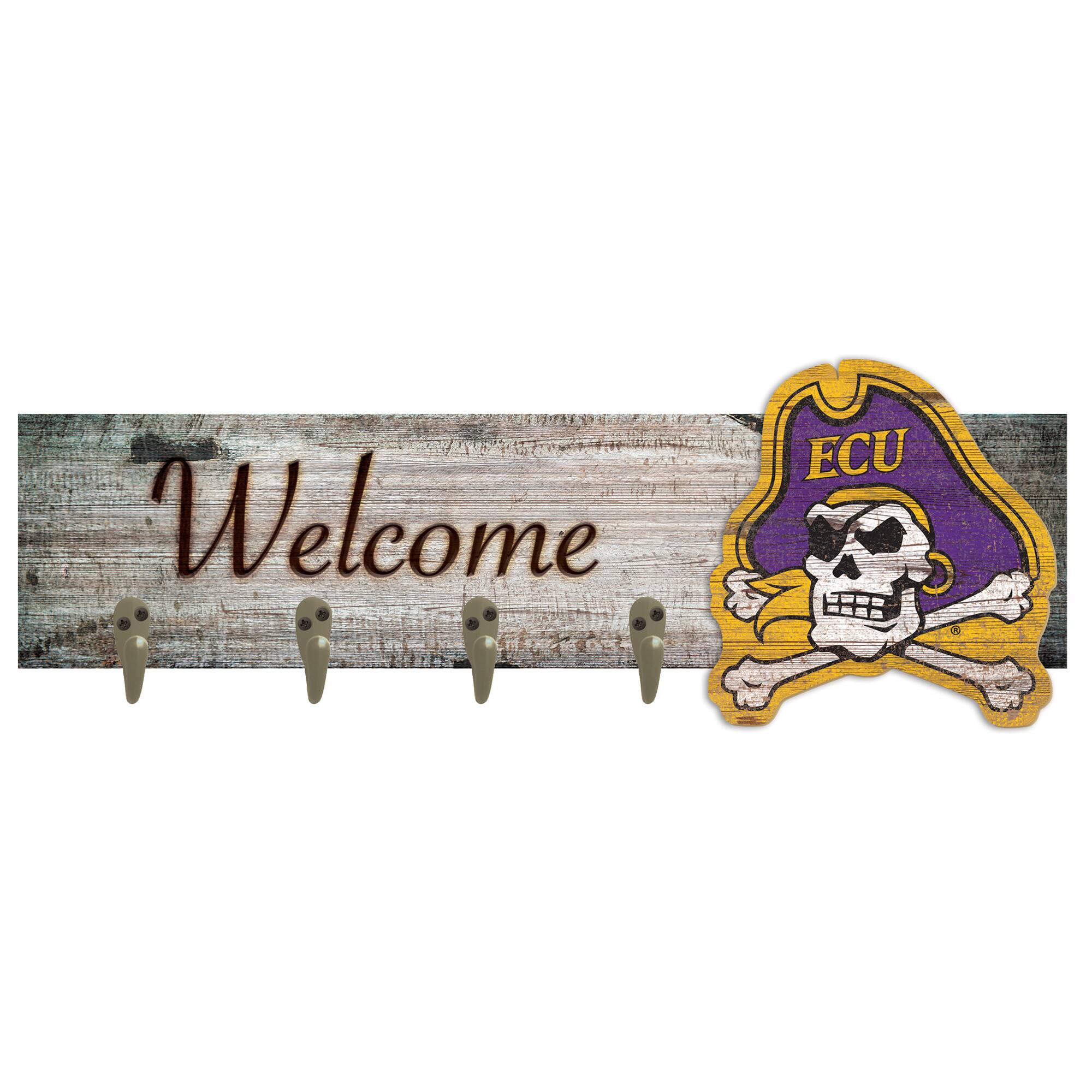 ECU Pirates 24" x 6" Mounted Coat Hanger