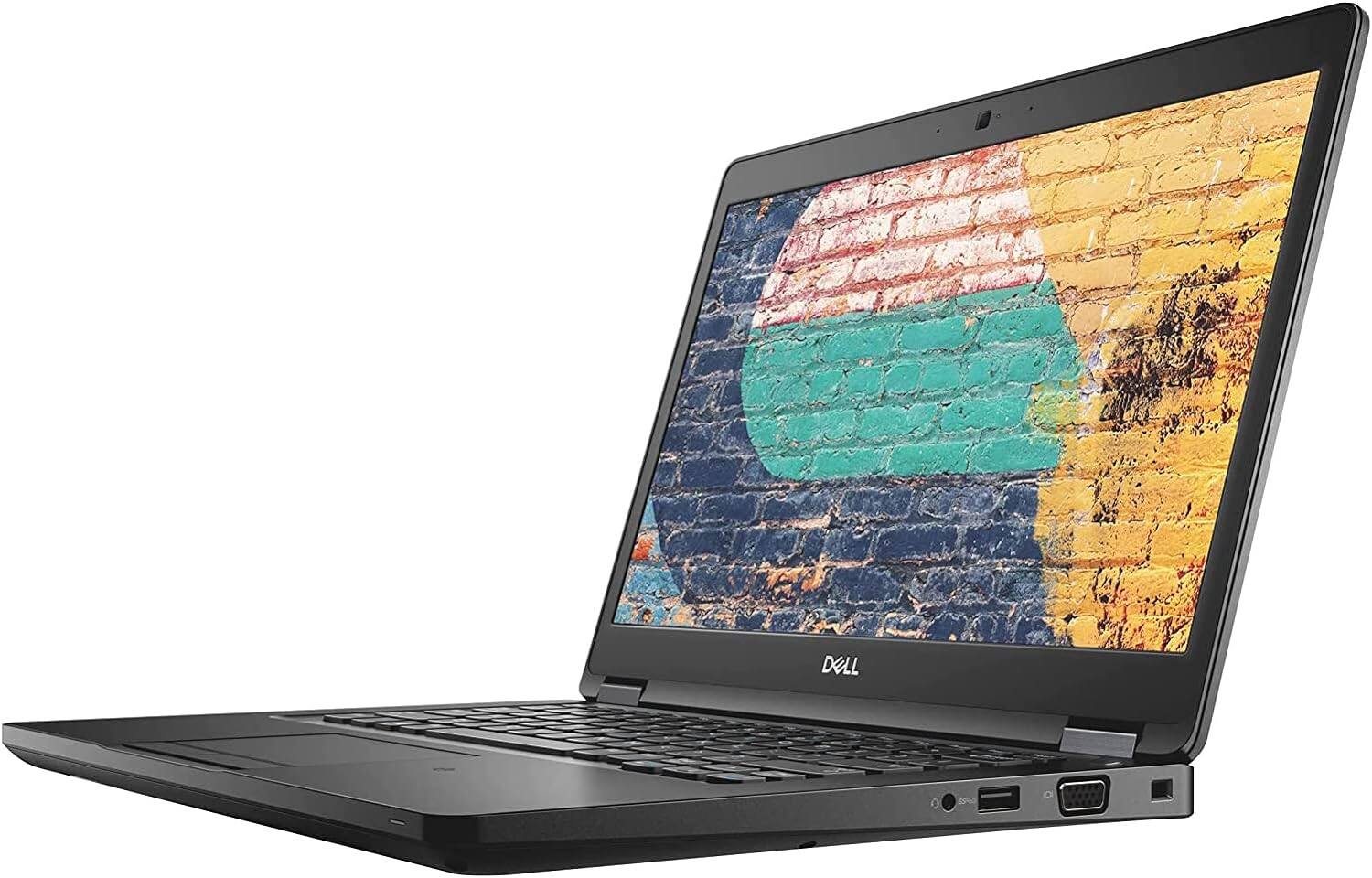 Left. Dell - Dell Latitude 5490 14" Intel i5-8350U 16GB 512GB SSD Windows 11 Pro - Black.