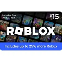 Roblox - $15 Digital Gift Card [Includes Virtual Item] [Digital] - Front_Zoom