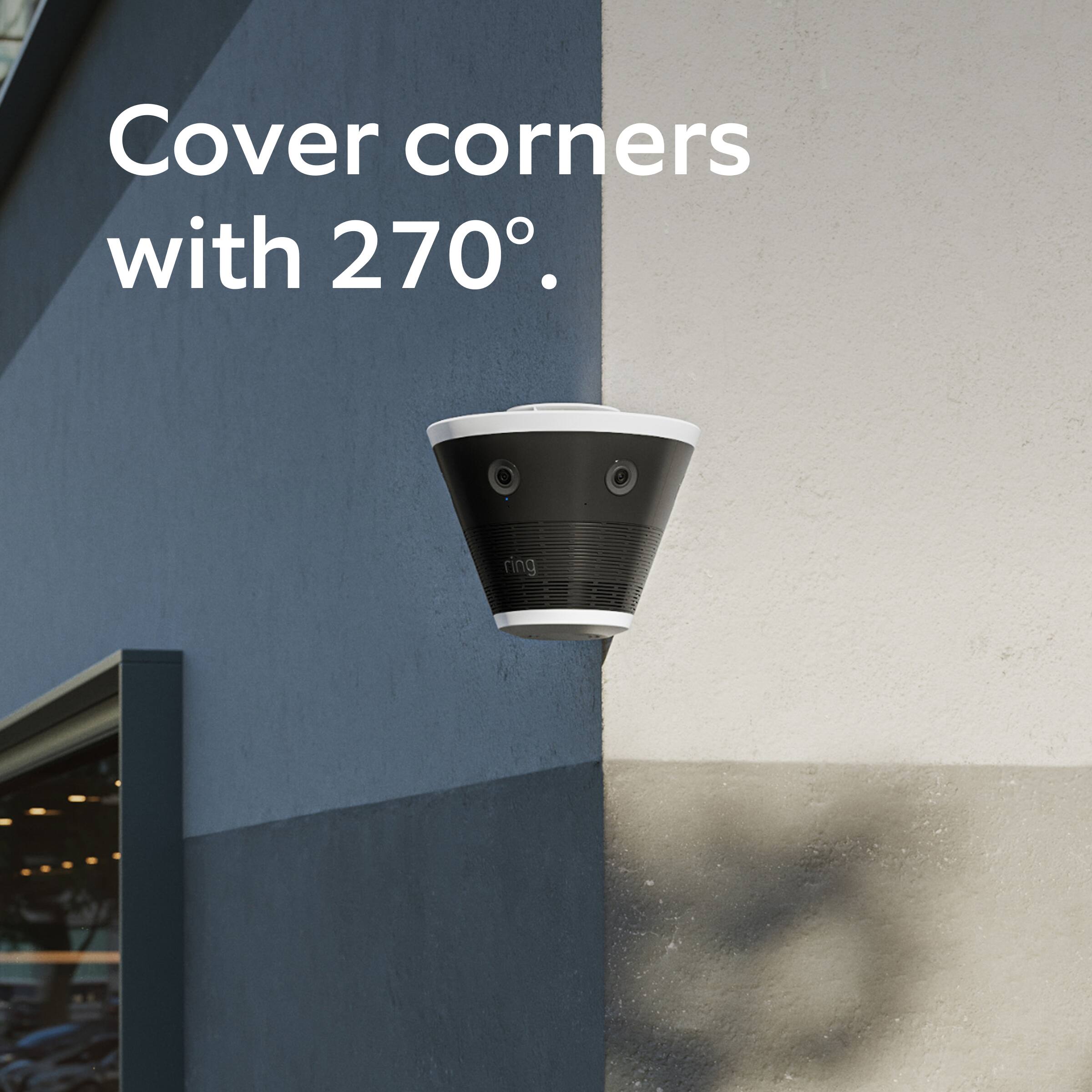 Cover corners with 270°.