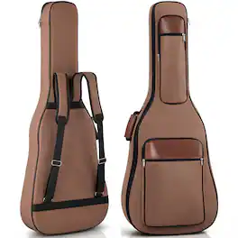 Winado - 39 40 41" Acoustic Guitar Bag, 600D Oxford Cloth Waterproof Acoustic Guitar Gig Bag Soft Backpack