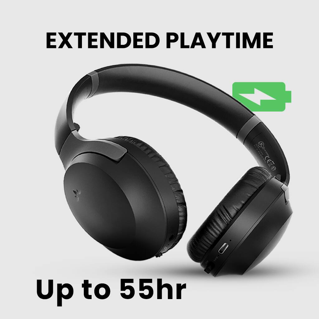 Alt View 2. avantalk - Aria 3 - Bluetooth 5.3 Wireless Headphones with Detachable Noise-Cancelling Mic.