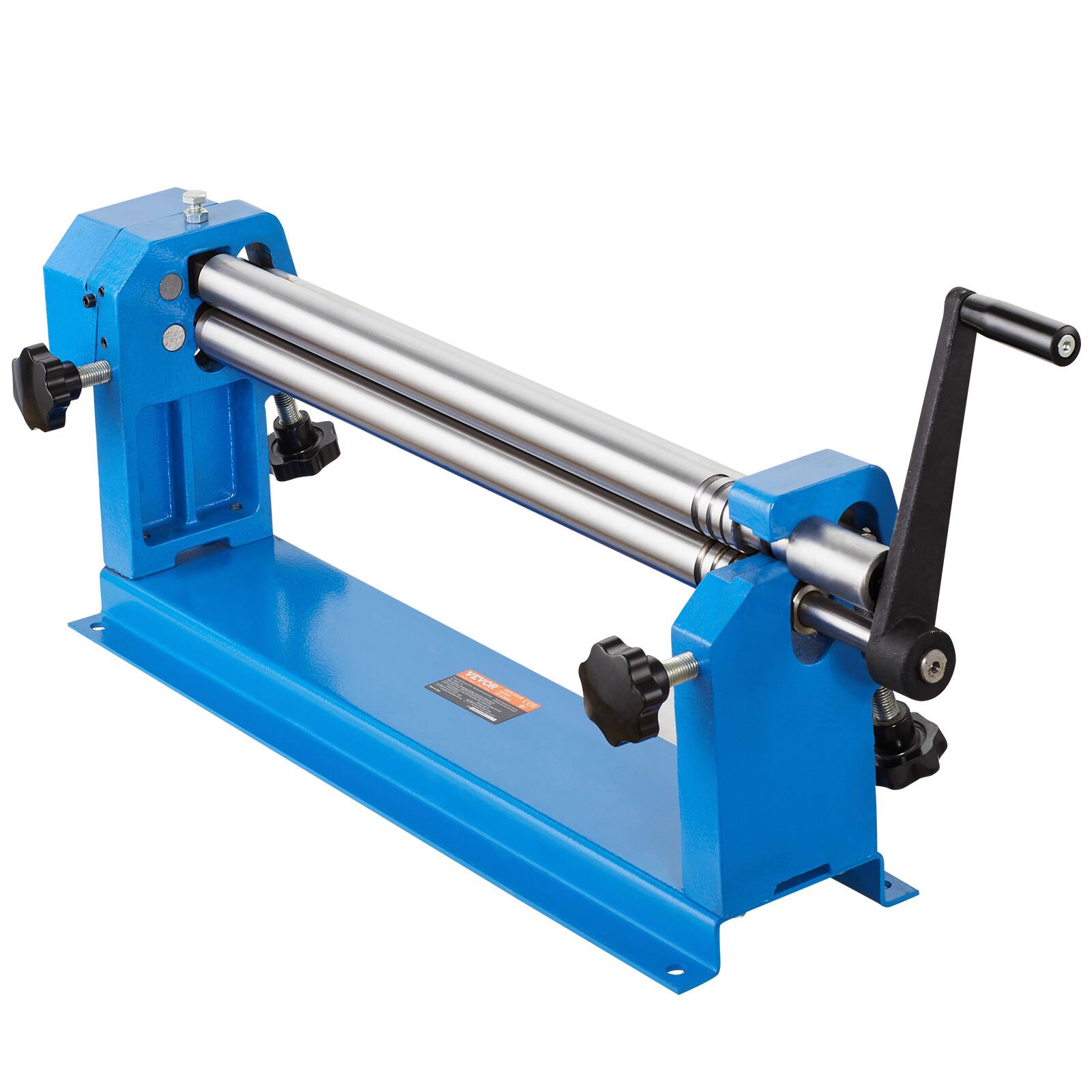 Alt View 5. VEVOR - Slip Roll Machine, 24 inches Forming Width in 16 Gauge Capacity, Sheet Metal Slip Roller Rolling Bending Machine - Blue.
