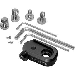 Kondor Blue - Mini Lock Quick Release Plates for Professional Camera Workflows (Female Receiver Only)(Raven Black)