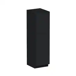 Boyel Living - 24-in W x 84-in H x 27-in D Shaker RTA Kitchen Pantry Tall Cabinet with Soft-Close - Black