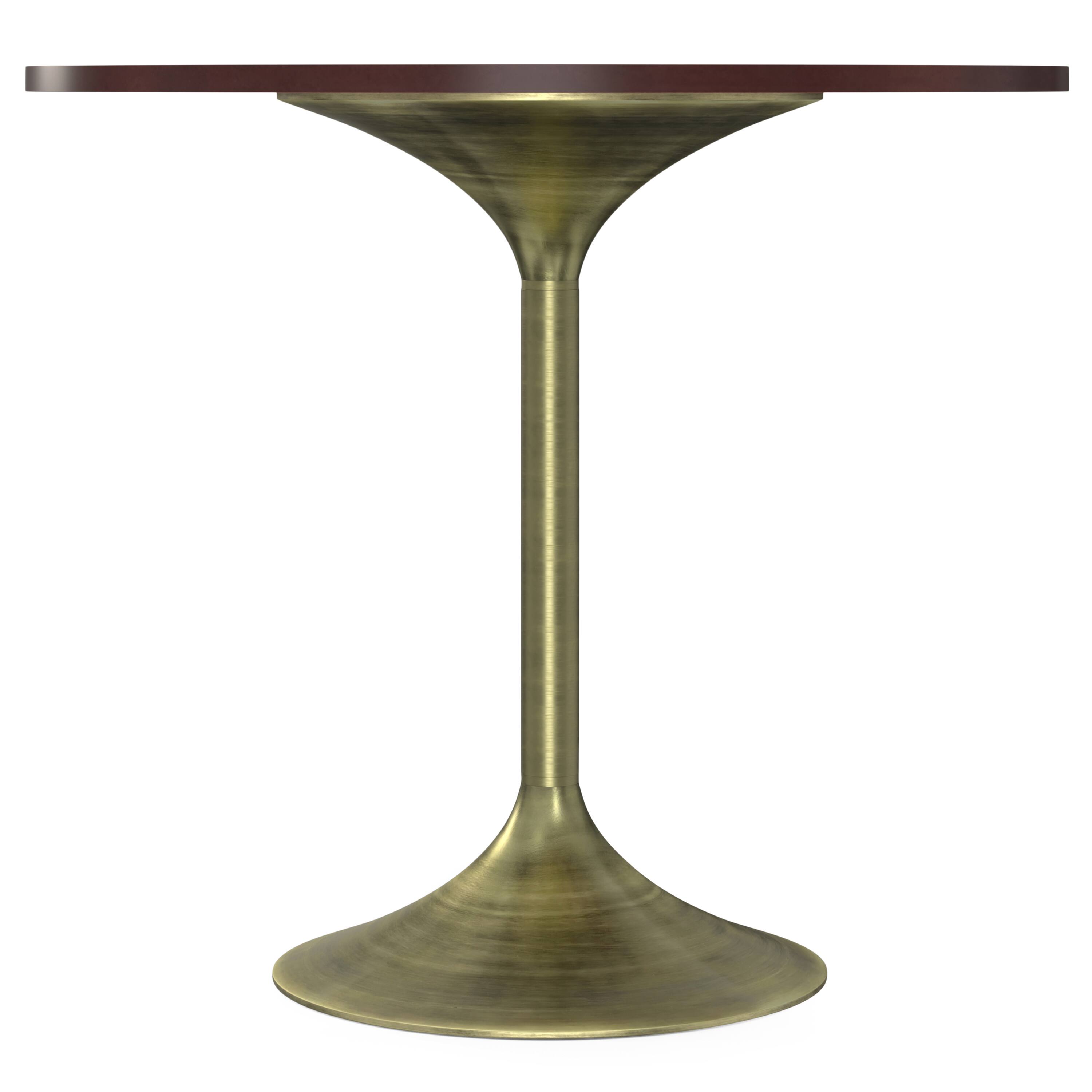 Alt View 12. Simpli Home - Radford Dining Table - Walnut/Antique Brass.