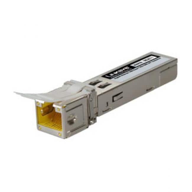 Cisco Consumer Products - Cisco Gigabit Ethernet 1000 Base-T Mini-GBIC SFP Transceiver - 1 x 1000Base-T - Black