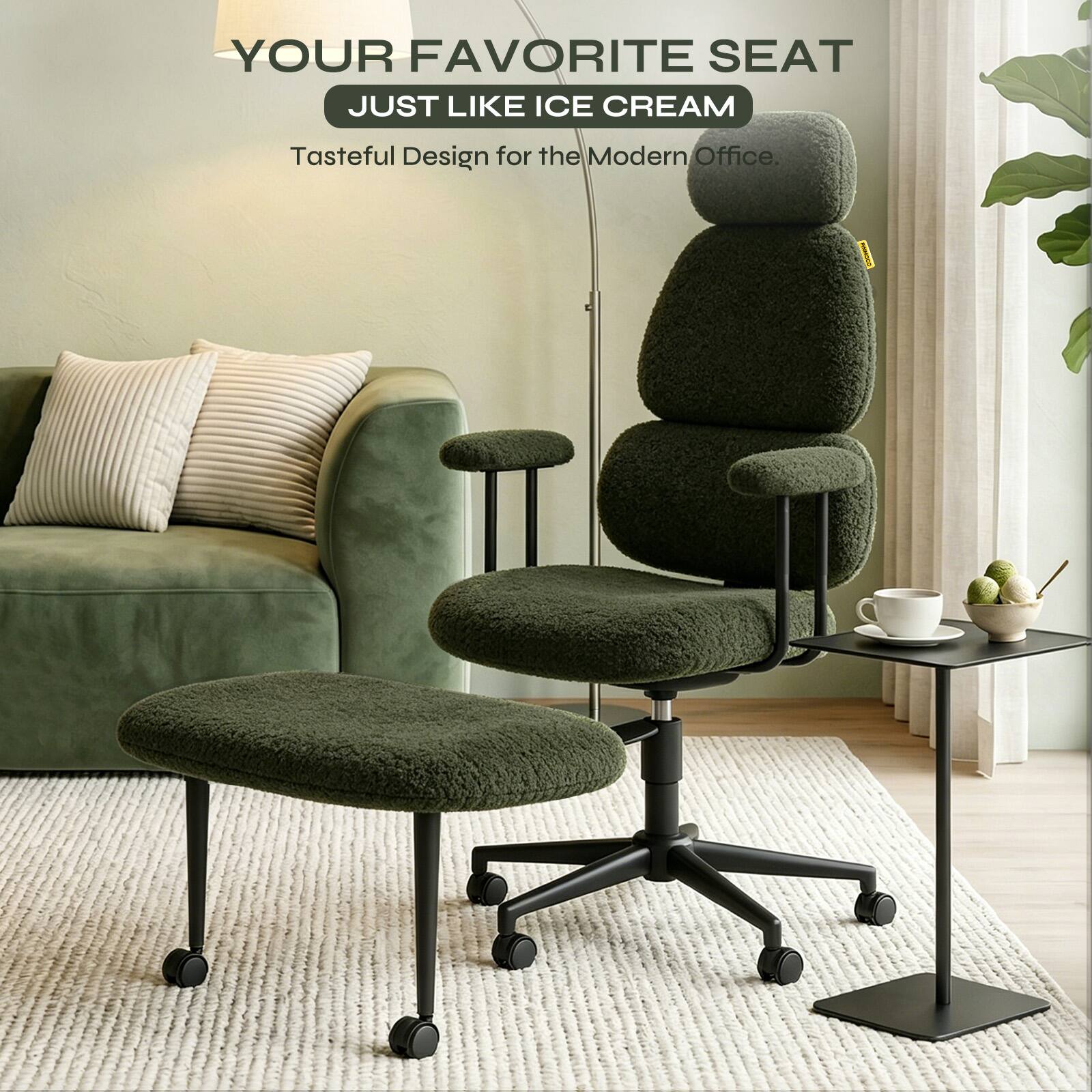 YOUR FAVORITE SEAT  
JUST LIKE ICE CREAM  
Tasteful Design for the Modern Office
