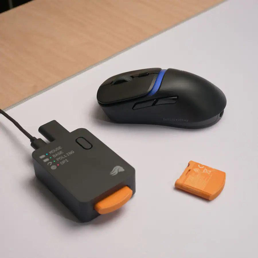 2 Inche Mouse Glorious Model D3 Lightweight Wireless Optical Gaming Mouse with ...