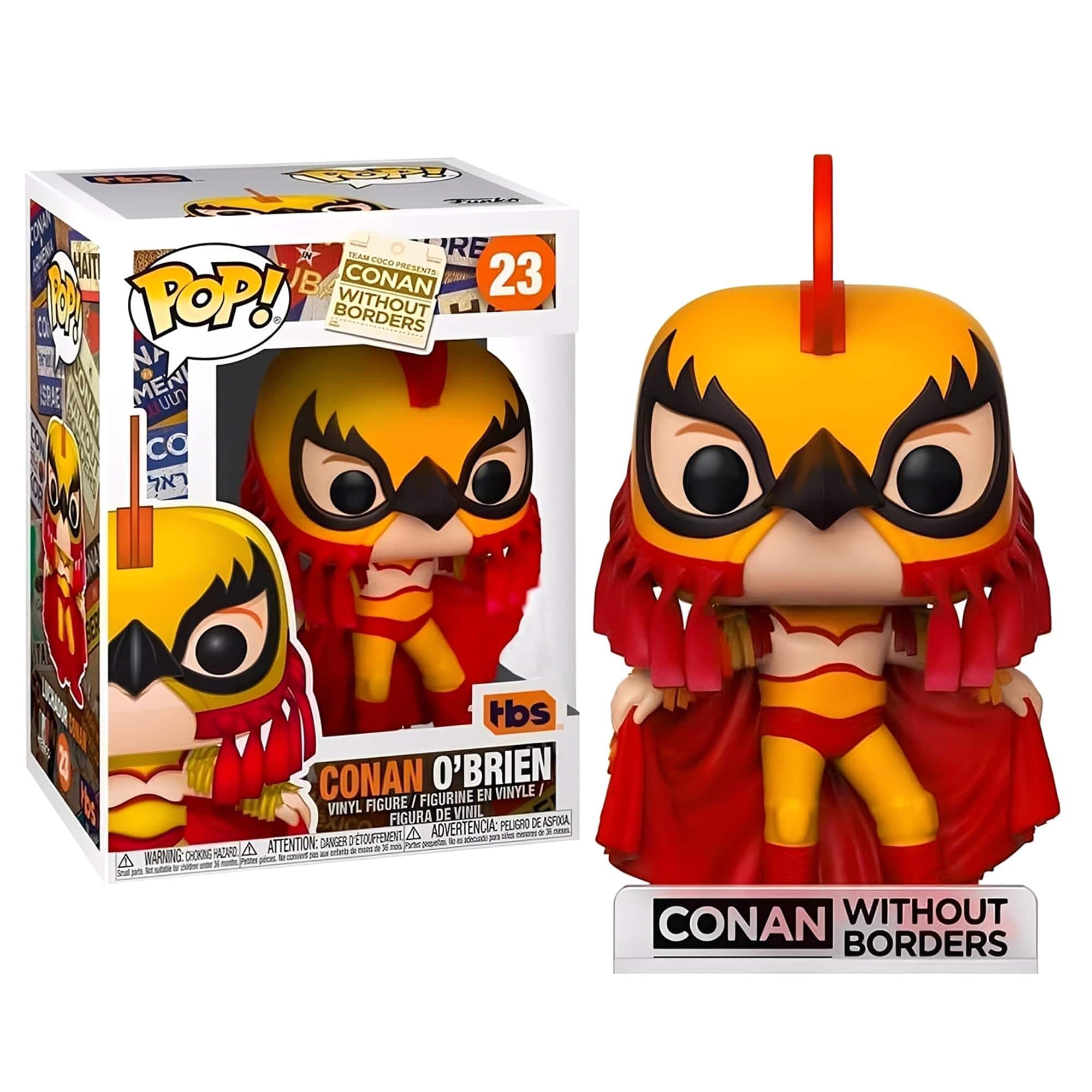 Conan O'Brien Funko POP Vinyl Figure | Conan as Luchador - Yellow price history on PriceWatchPro