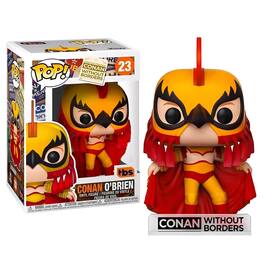 Conan O'Brien Funko POP Vinyl Figure | Conan as Luchador - Yellow