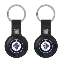 Keyscaper - Winnipeg Jets Two-Pack AirTag Holders - No Size - Black