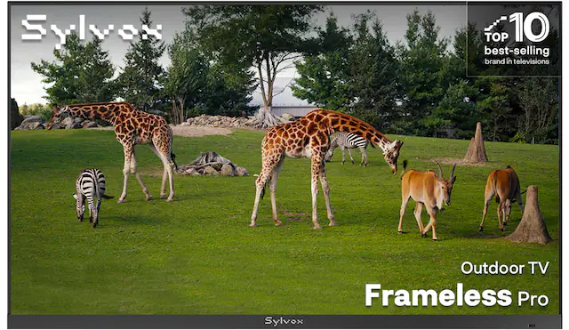 Sylvox is the top 10 best-selling brand in televisions. Sylvox Outdoor TV Frameless Pro