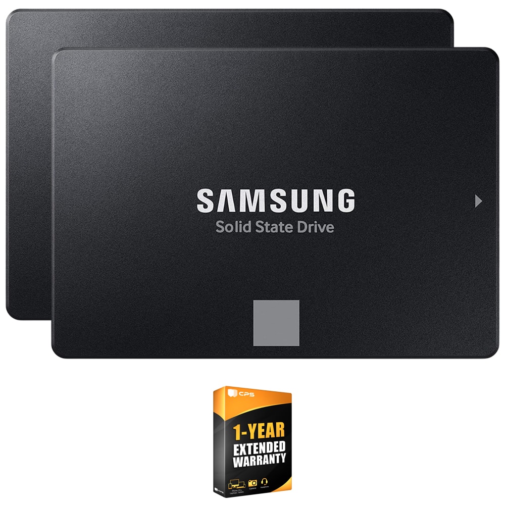 Samsung 870 EVO 4TB 2.5 SATA III Internal SSD (2 Pack Bundle) + 1