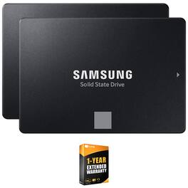 Samsung - 870 EVO 4TB 2.5 SATA III Internal SSD (2-Pack Bundle) + 1 Year Extended Warranty Bundle