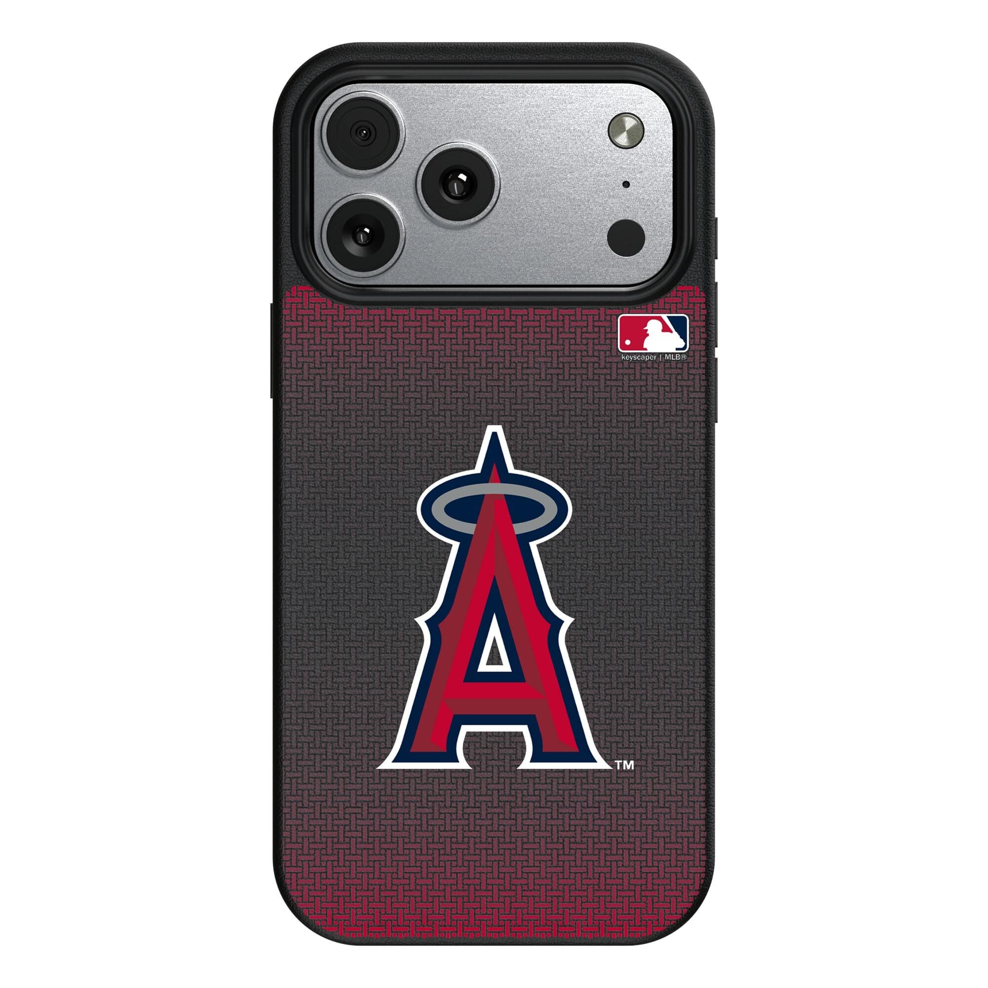 Keyscaper - MLB - Los Angeles Angels Linen Logo iPhone Magnetic Bump Case - 17 - Black price history on PriceWatchPro