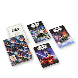 SalesOne LLC - Star Wars Episodes 4-6 Movie Posters Enamel Collector Pin 3-Pack - Purple