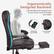 Ergonomically Designed Backrest
Comfortable back support can fit your back curve to protect your spine
Telescopic Foot Pedals
Comfortable Armrest