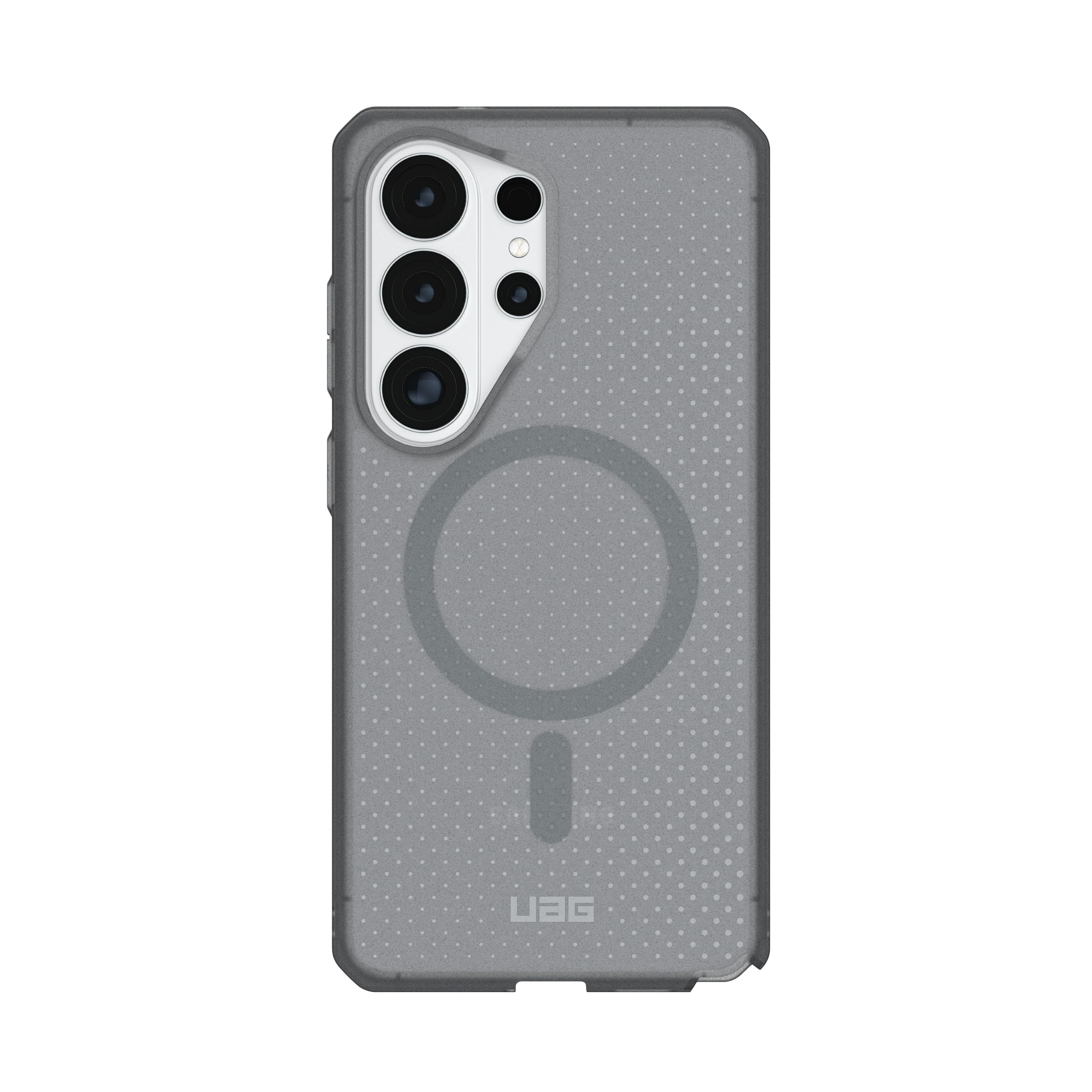 Alt View 5. UAG - Samsung Galaxy S26 Ultra Case w/ Magnetic Charging, Ultra-Slim & Sleek Dot Pattern Anti-Slip Traction Grip Durability - Ash.