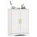 Front. Costway - Costway Floor Storage Cabinet Modern Storage Organizer with Adjustable Shelves &2 Doors - White.
