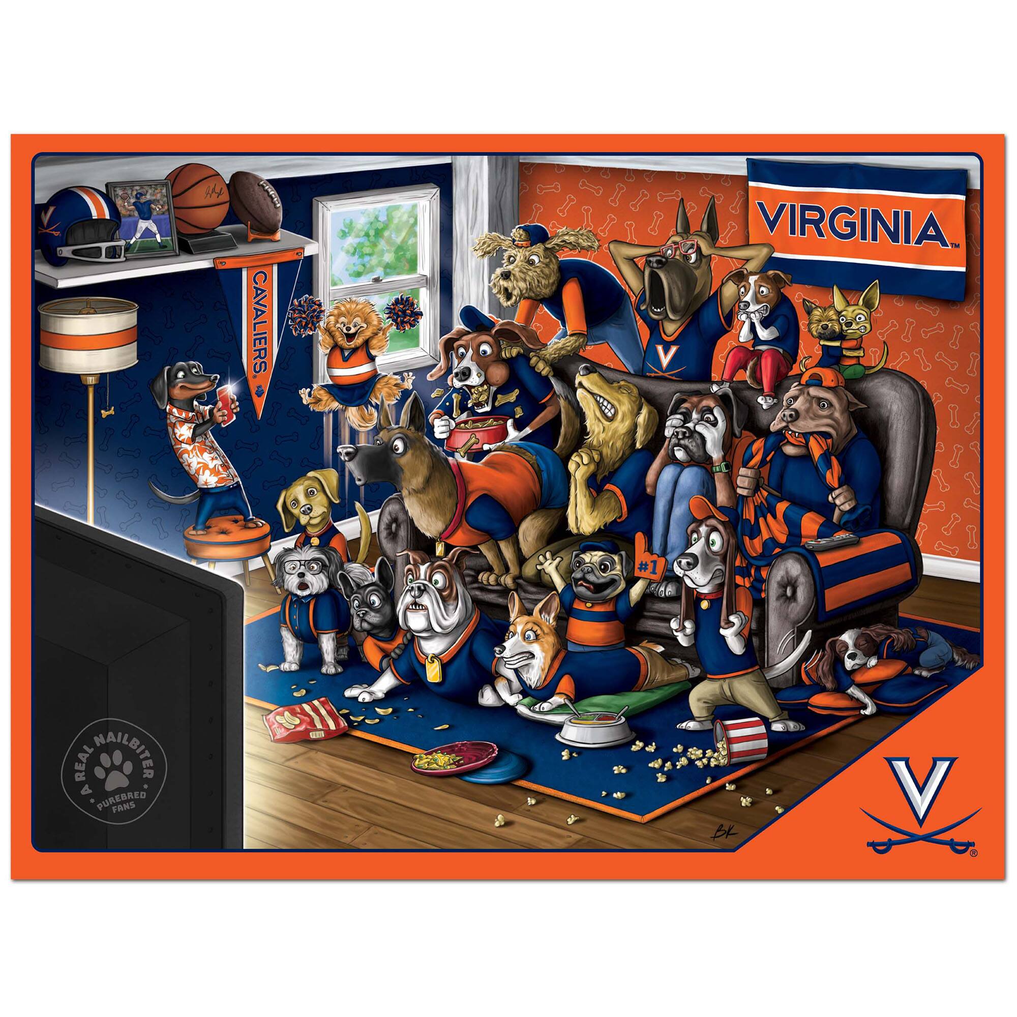 It's Cavaliers vs Virginia. #1 Saa Real Wailbiters and Purebred Fans - V