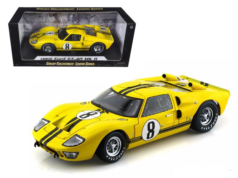 SHELBY COLLECTIBLES LEGEND SERIES  
1966 Ford GT40 MK II  
SHELBY COLLECTIBLES LEGEND SERIES  
WARNING: CHOKING HAZARD - Small parts. Not for children under 3 years.
