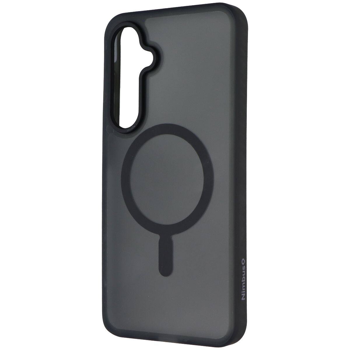 Front. Nimbus9 - Nimbus9 Phantom 3 Series MagSafe Case for Samsung Galaxy S24 FE - Smoke (Black) - Black.