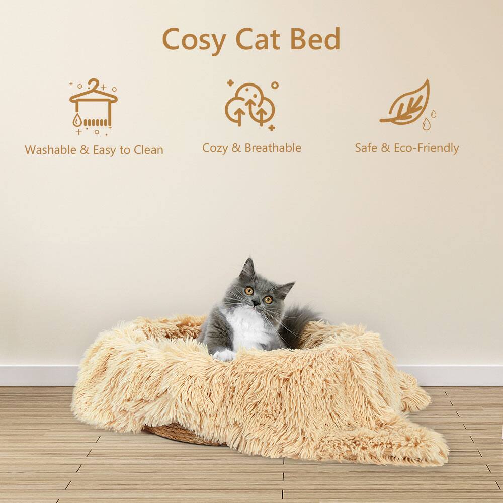 Cosy Cat Bed

- Washable & Easy to Clean
- Cozy & Breathable
- Safe & Eco-Friendly