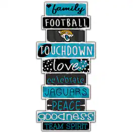 Fan Creations - 5'' x 24'' Celebrations Stack Sign - Multicolor