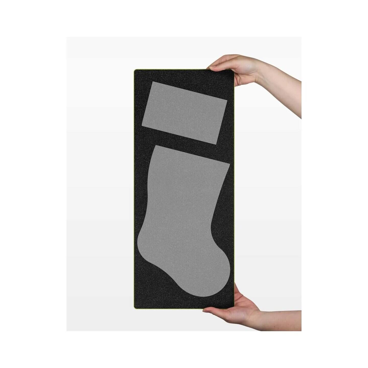 Alt View 2. AccuQuilt - GO! Santa Stocking Die - Multicolor.