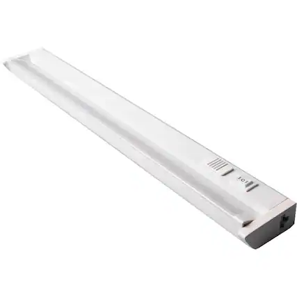 Front. Westek - Westek 22 in. L White Plug-In LED Undercabinet Light 810 lm.