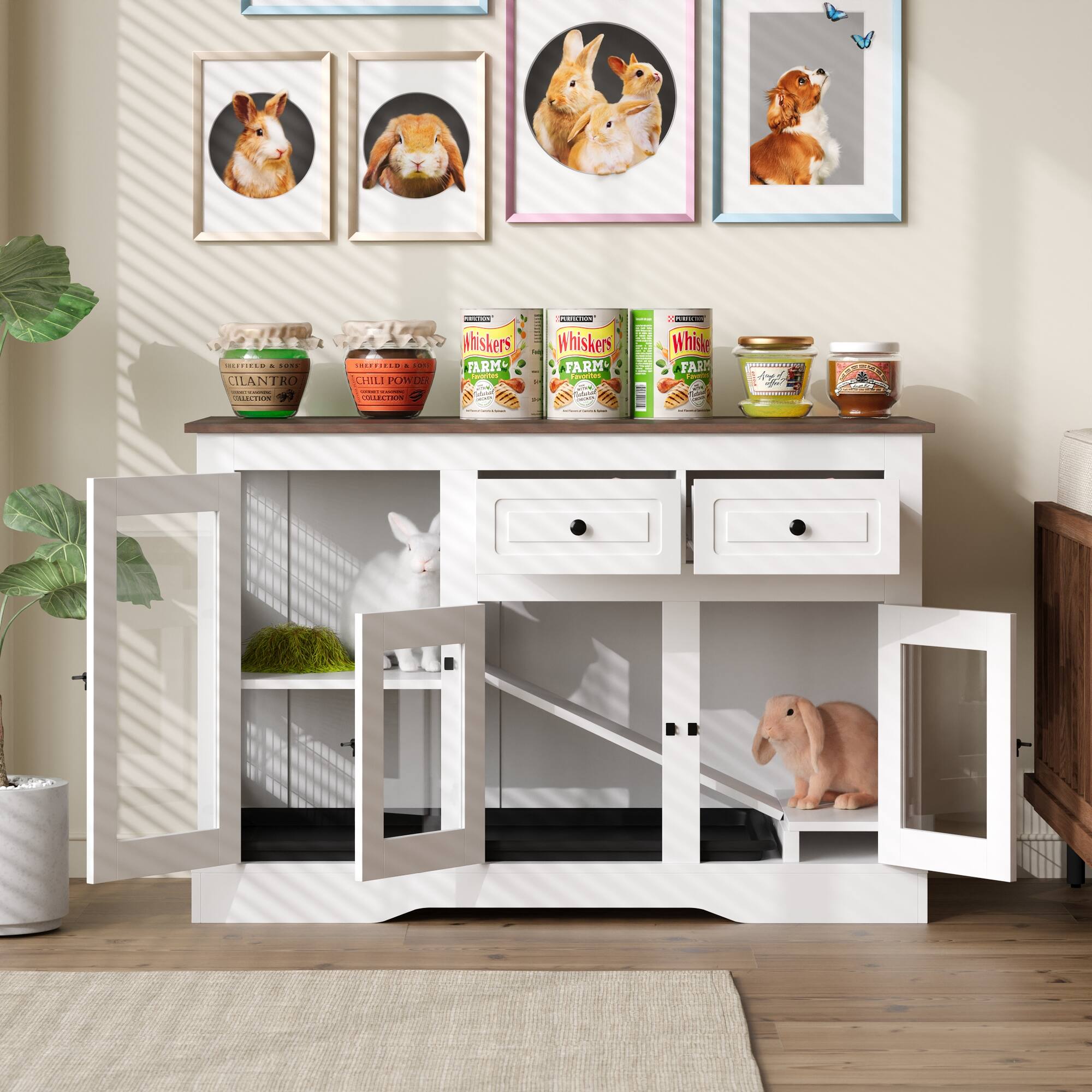 Sure, here is the corrected and grouped text from the image:

- CILANTRO
- CHILI POWDER
- Whiskers FARM
- Whiskers FARM
- Whiskers FARM
- Whiskers FARM