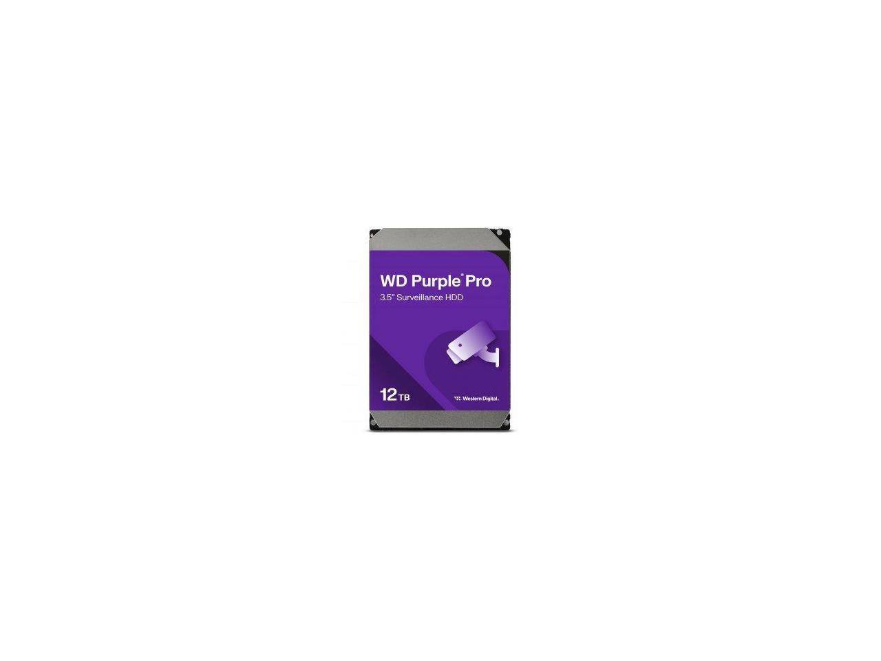 Western Digital WD Purple Pro WD122PURP 12TB 7200 RPM 512MB Cache