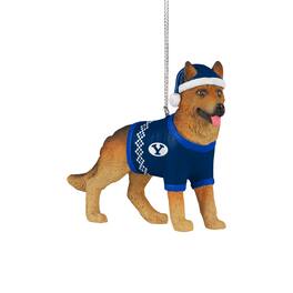 FOCO - BYU Cougars German Shepherd Ornament - Multicolor