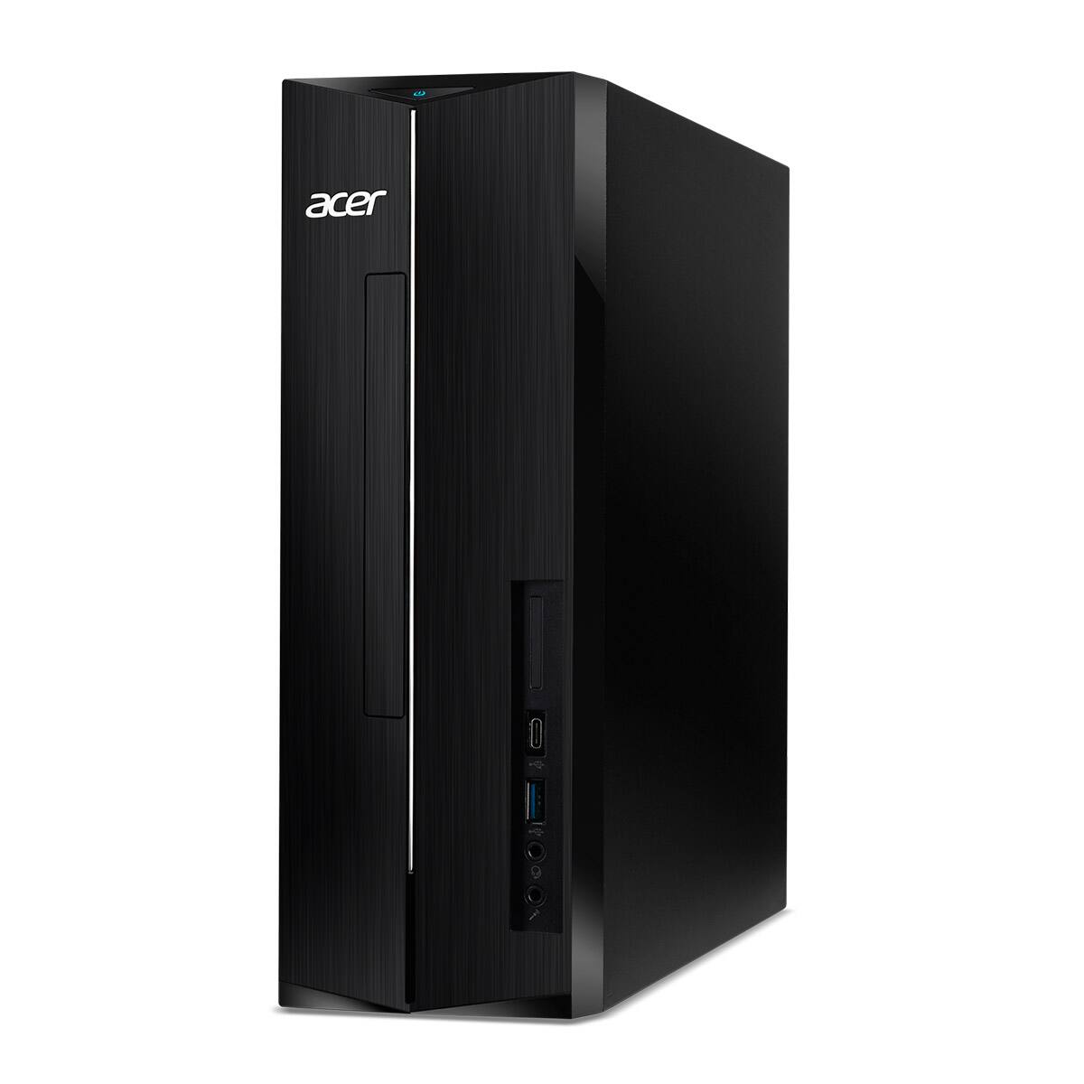 Alt View 4. Acer - Aspire XC-1715_MDCR-UB32 Desktop - AMD Ryzen 5 40 Processor - 8GB LPDDR5 Memory - 512GB SSD - USB Keyboard and Mouse - Black.