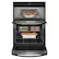 Angle. Whirlpool - Whirlpool - 6.4 Total Cu. Ft. Combo Wall Oven with Air Fry When Connected .- Black - Black.